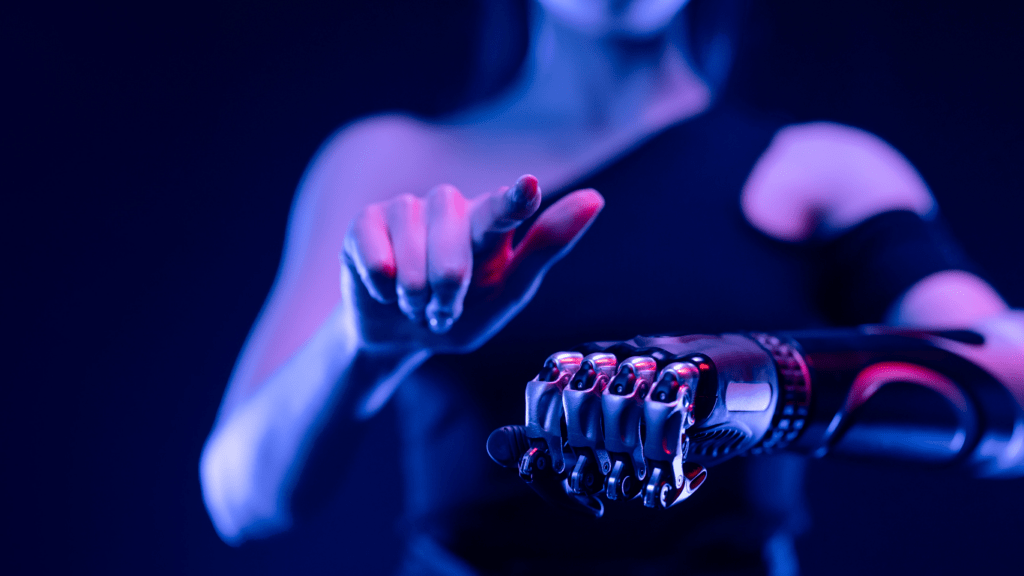 image of a robot hand