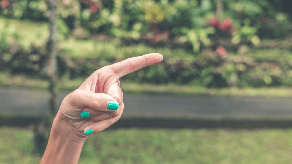 close up image of a person finger