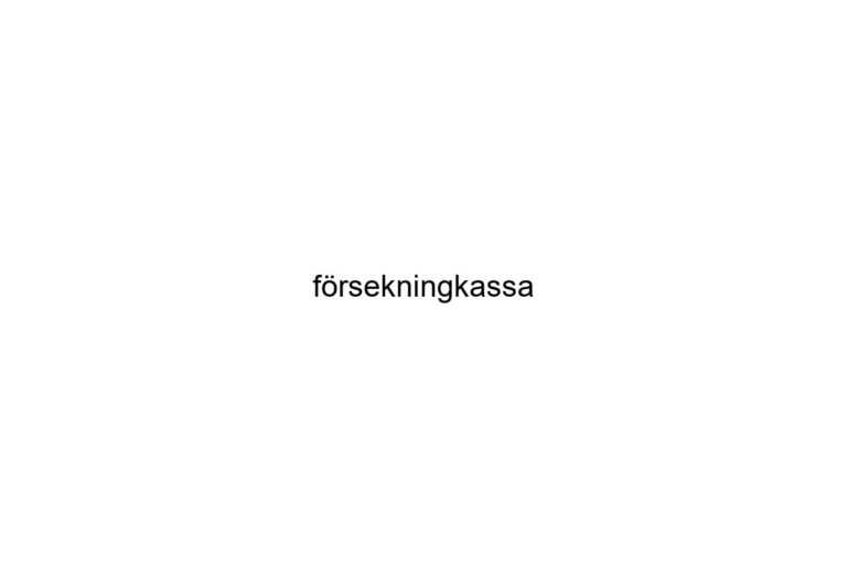 frsekningkassa