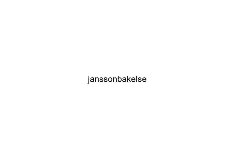 janssonbakelse