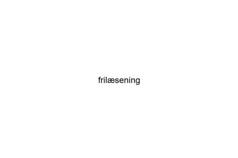 frilsening