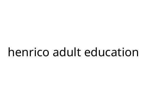 henrico adult education