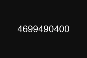 4699490400