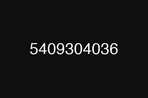 5409304036
