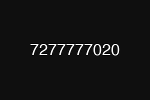 7277777020