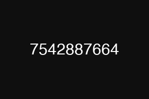 7542887664