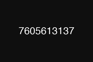 7605613137