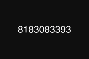 8183083393