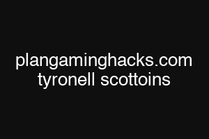 plangaminghacks.com tyronell scottoins